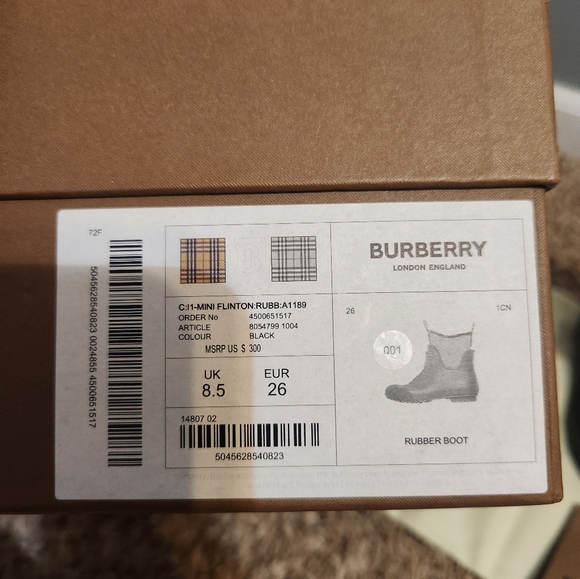 Burberry Kids Mini Flinton size 26 - Picture 7 of 7